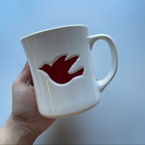 Starbucks Red Bird Stamp 12oz Mug